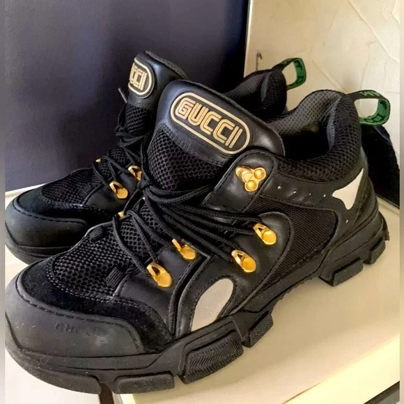 40% PRICE DROP!! 
Previously listed at $495
GUCCI FLASHTREK’S - Picture 9 of 9